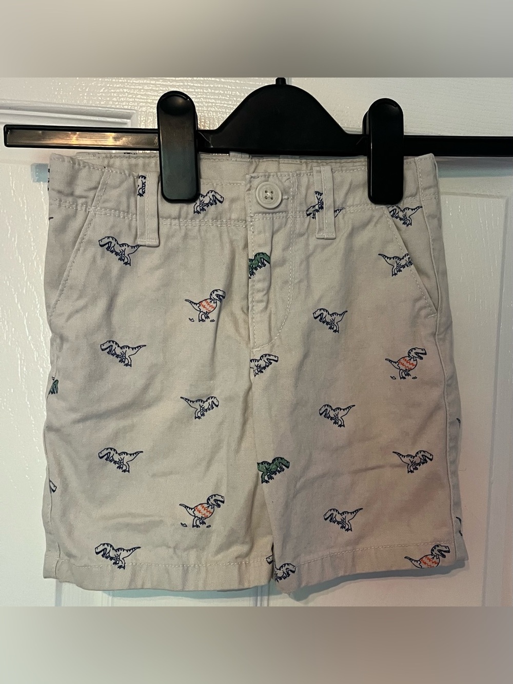 Gap Kids Dinosaur Print Chino Shorts Size 6